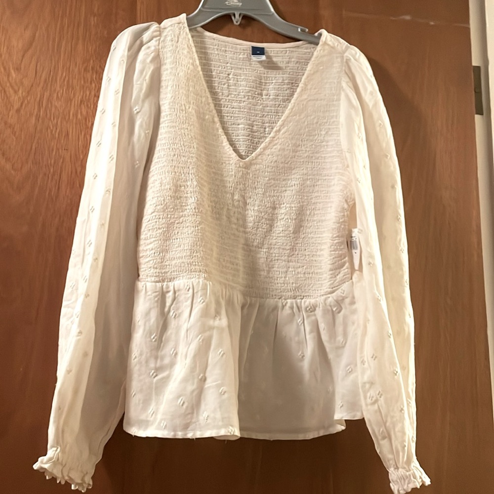 Old navy long sleeved cotton shirt. NWT